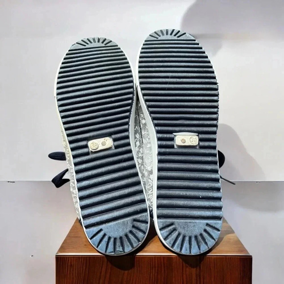 Women's Sneakers Lace Mesh Canvas Shoes Lace Up 7.5 US/38 Euro Worn Once - Picture 6 of 6